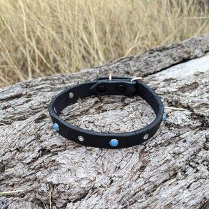 Leather dog collars handmade